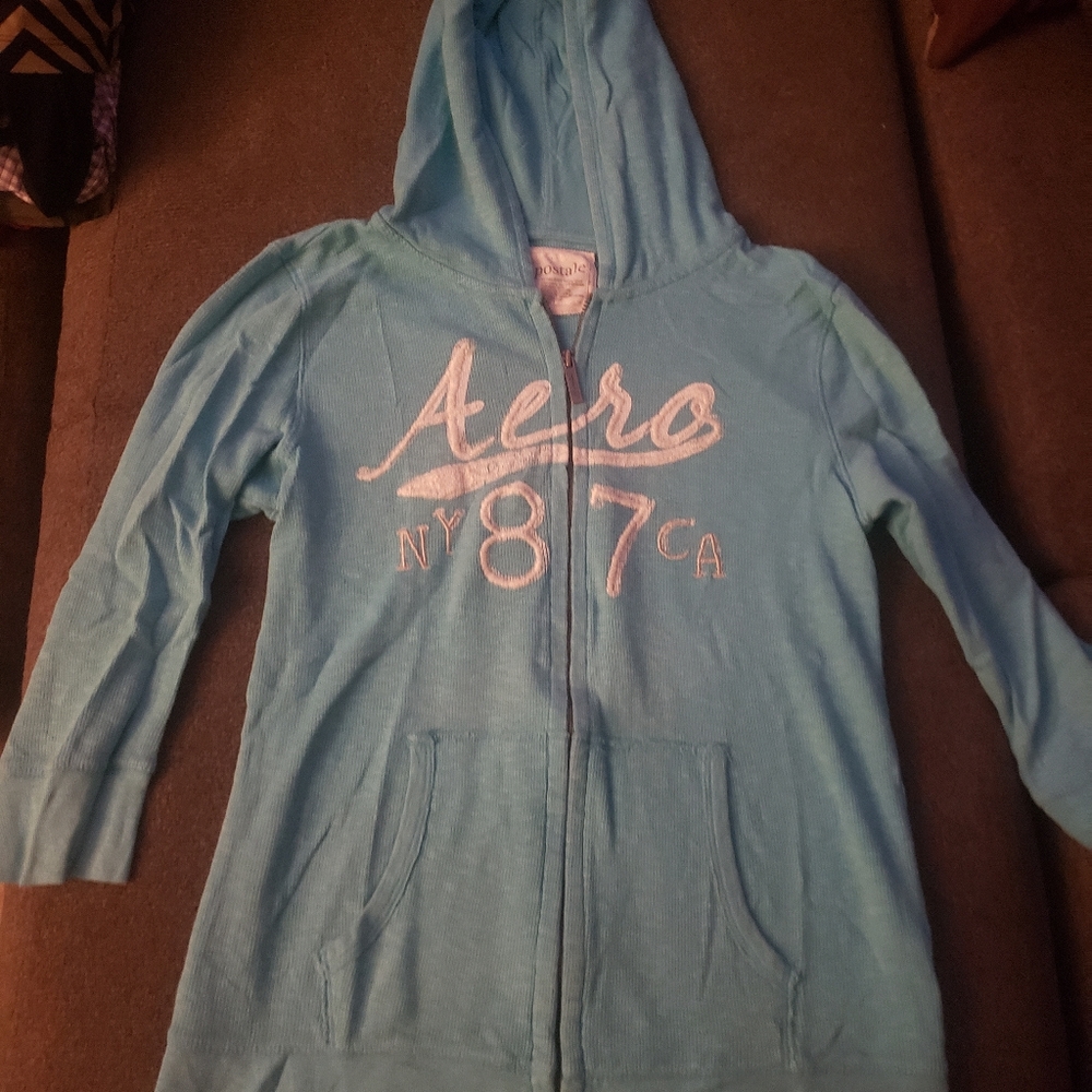 Aeropostale hoodie with zip up